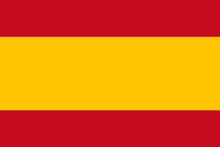 bandera de España para cambiar idioma a español