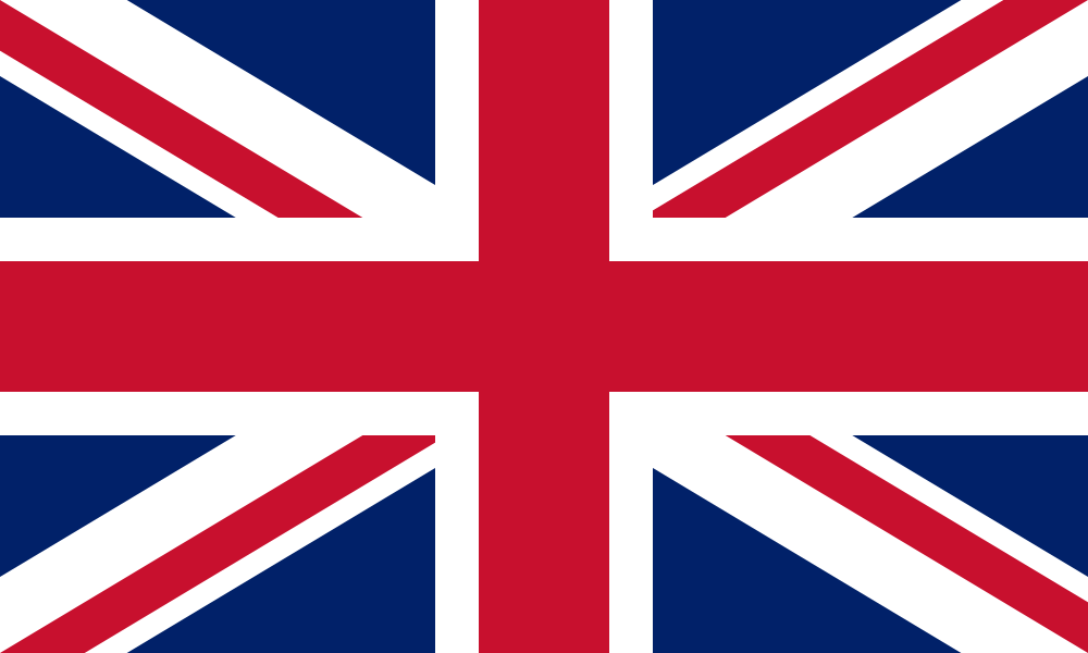 イギリス国旗、英語へ変更
